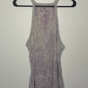 American Eagle Lavender Open Neck Tank Top